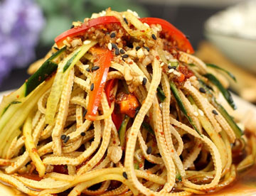 涼拌豆腐絲，5分鐘搞定清爽美味的減肥菜