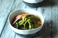 菠菜汁手搟面的做法步驟14