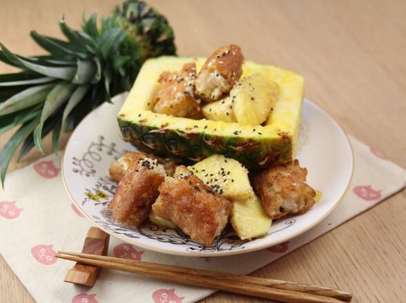 菠蘿脆條蝦怎么做？