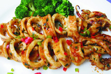 微波爐烤魷魚的做法