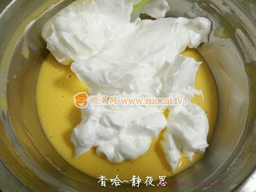 8寸戚風(fēng)蛋糕的做法