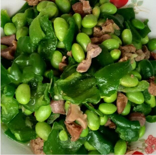 雞雜炒毛豆怎么做？