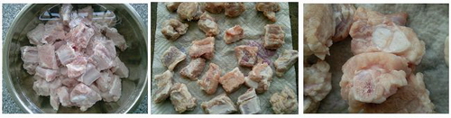 廣東茶樓豆豉蒸排骨步驟1