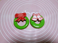 圣誕花環(huán)糖霜餅干的做法步驟19