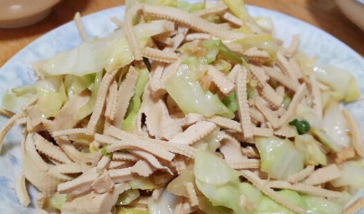 怎么做白菜豆腐絲？