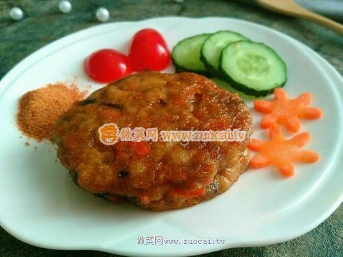 黑胡椒胡蘿卜豬肉餅的做法