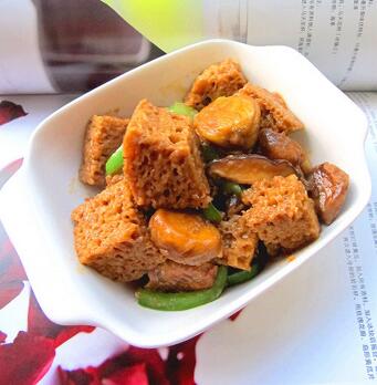 鮮香軟嫩的板栗燜烤麩怎么做？