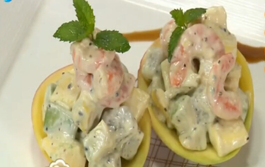 養(yǎng)胃開胃的牛油果甜蝦怎么做？