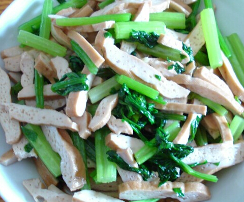 芹菜豆腐干怎么做？