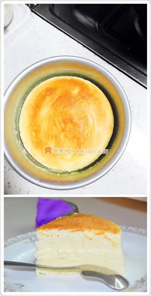 酸奶蛋糕(6寸)的做法
