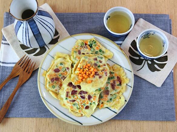 如何做臘味蔬菜煎蛋？