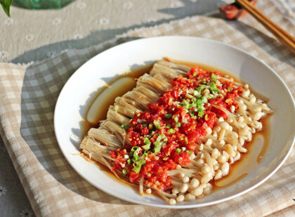 剁椒金針菇怎么做？