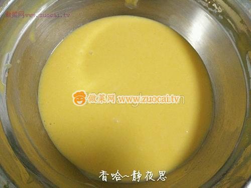 8寸戚風(fēng)蛋糕的做法