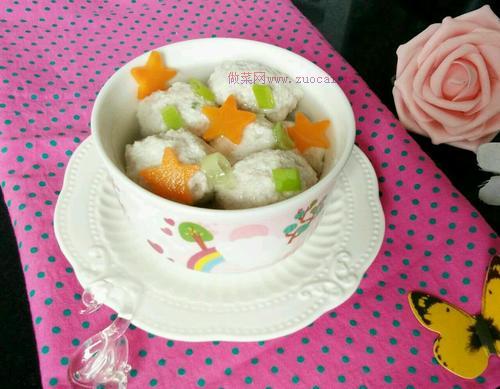 蓮藕雞肉丸子的做法