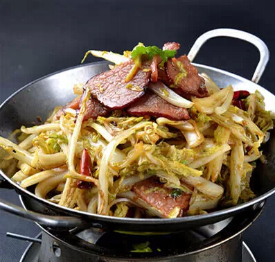 咸香每美味干鍋臘肉娃娃菜怎么做？