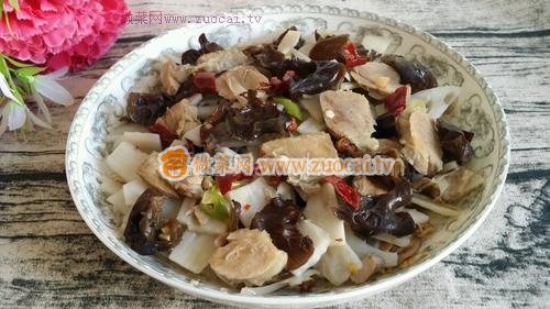 蓮菜炒肉的做法