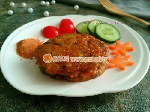 黑胡椒胡蘿卜豬肉餅的做法