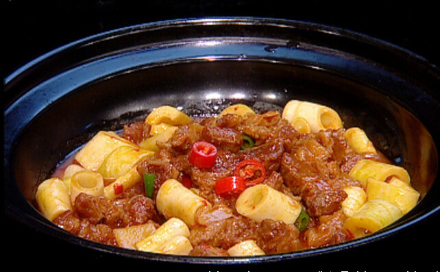 野山筍煨牛腩怎么做？