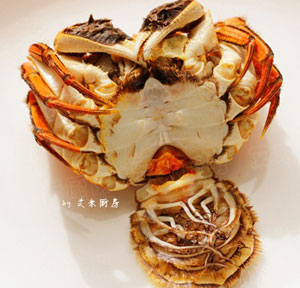 清蒸大閘蟹的吃法圖解，清蒸大閘蟹怎么做好吃