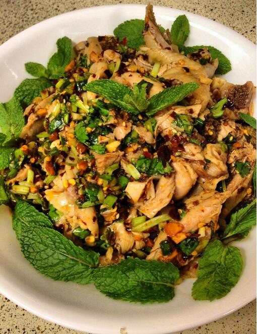 超下飯的涼拌麻辣雞怎么做？