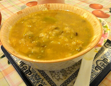 如何做南瓜綠豆湯？