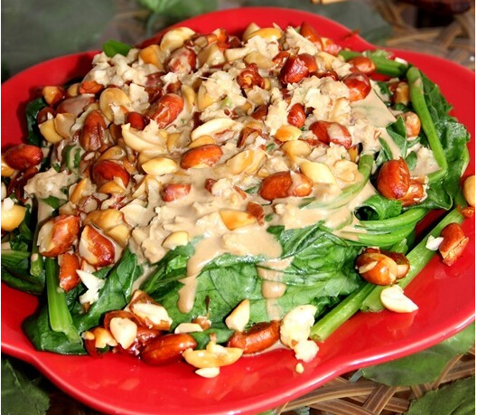 麻醬拌菠菜怎么做？