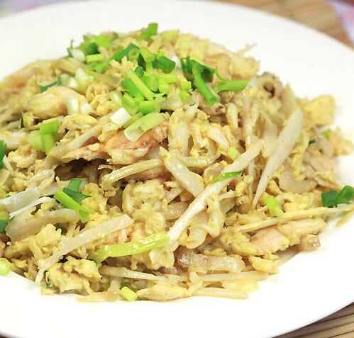 如何做桂花蟹肉？