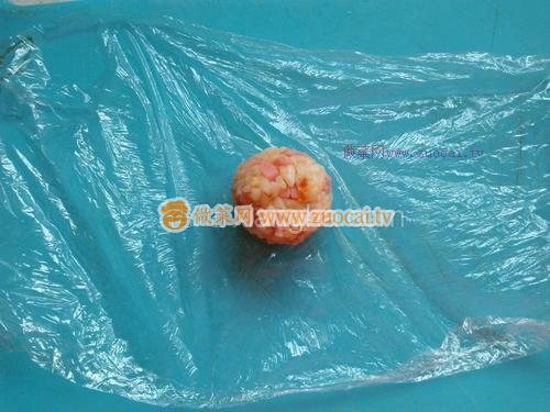 肉松火腿飯團(tuán)的做法