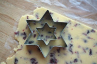 蔓越莓玻璃糖餅干的做法步驟6