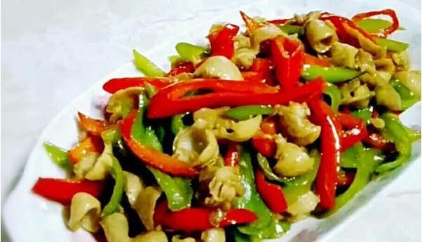 雙椒炒大腸怎么做？