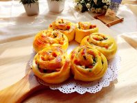 香蔥火腿沙拉面包的做法步驟20