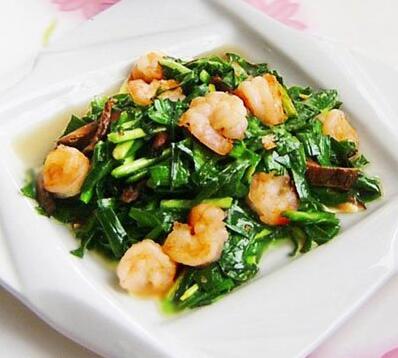 核桃蝦仁炒韭菜怎么做？