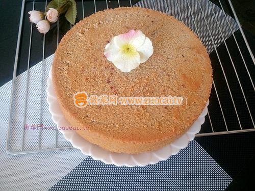 8寸紫薯戚風(fēng)蛋糕的做法