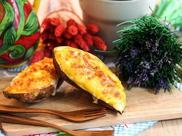 芝士奶油焗紅薯怎么組哦？