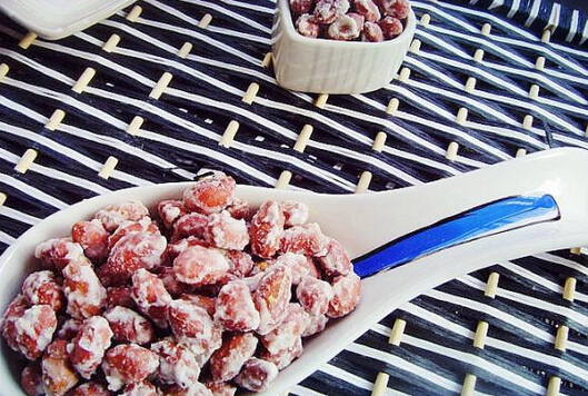 怎么做掛霜花生？