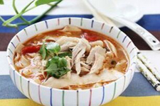 雞湯刀削面的做法