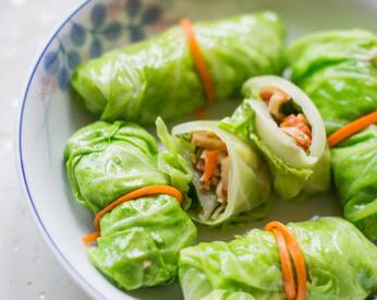 創(chuàng)新菜翡翠菜肉包怎么做？