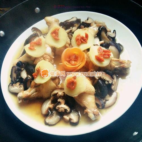 香菇蒸雞翅根的做法