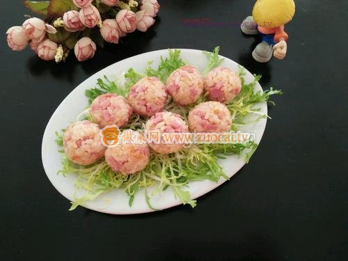 肉松火腿飯團(tuán)的做法