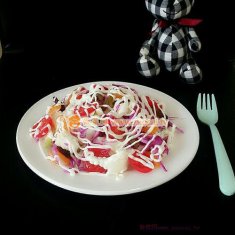 紫甘藍(lán)水果沙拉的做法