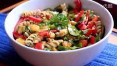 夏季涼拌意面色拉的做法視頻