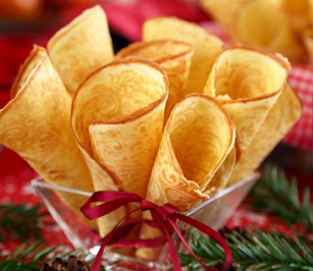 圣誕蛋筒 krumkaker的家常做法