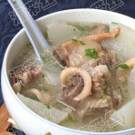 蘿卜魷魚干燉排骨