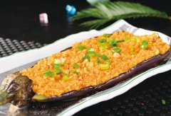 燒烤茄子的蒜蓉怎么做