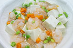 蝦仁毛豆?fàn)Z豆腐