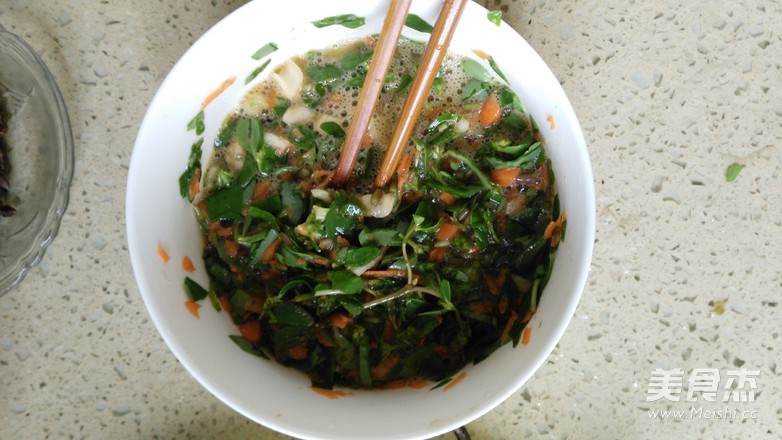 #幼兒學(xué)齡食譜#馬齒莧炒雞蛋的做法