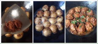 油面筋塞肉的做法步驟：3