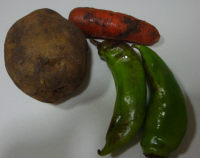 尖椒胡蘿卜炒土豆片的做法步驟1