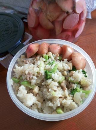 上班族少油營(yíng)養(yǎng)炒飯的做法步驟：8