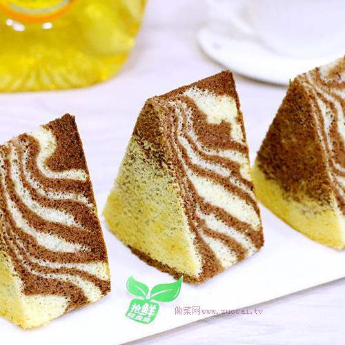 斑馬紋戚風(fēng)蛋糕的做法